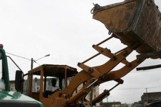 Côte dÂ’Ivoire :Yopougon, la gare de Woro-woro de « Lavage » rasée